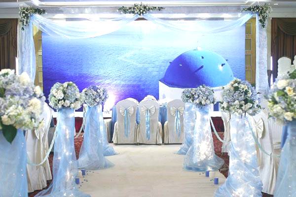 東莞婚慶公司藍色海洋主題婚禮